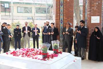 مراسم سالگرد تدفین شهدای گمنام دانشگاه 